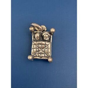 .925 Bed Furniture Sterling Silver Jewelry Charm #household #bed
